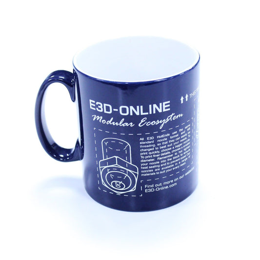 E3D Ecosystem Blueprint Mug - Navy & White