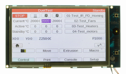 Duet PanelDue Displays